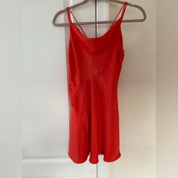 open lace back dress Zara Satin Cut Out Mini  Rent To Dress NZ